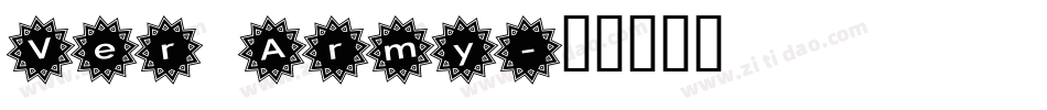 Ver Army字体转换